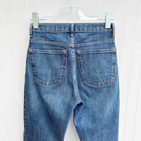 Everlane The Cheeky High Rise Straight Leg Jeans Denim - Picture 4 of 7